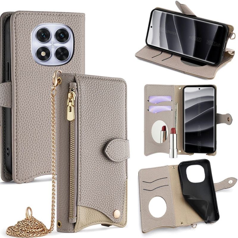 Lederhüllen Für Poco X7 5g Geldbörse Mit Kette