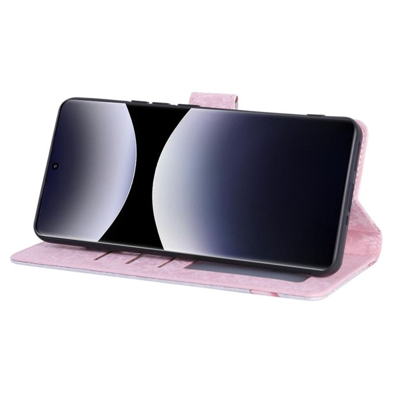 Lederhüllen Für Poco X7 5g Rfid-schutz Im Blumenmuster