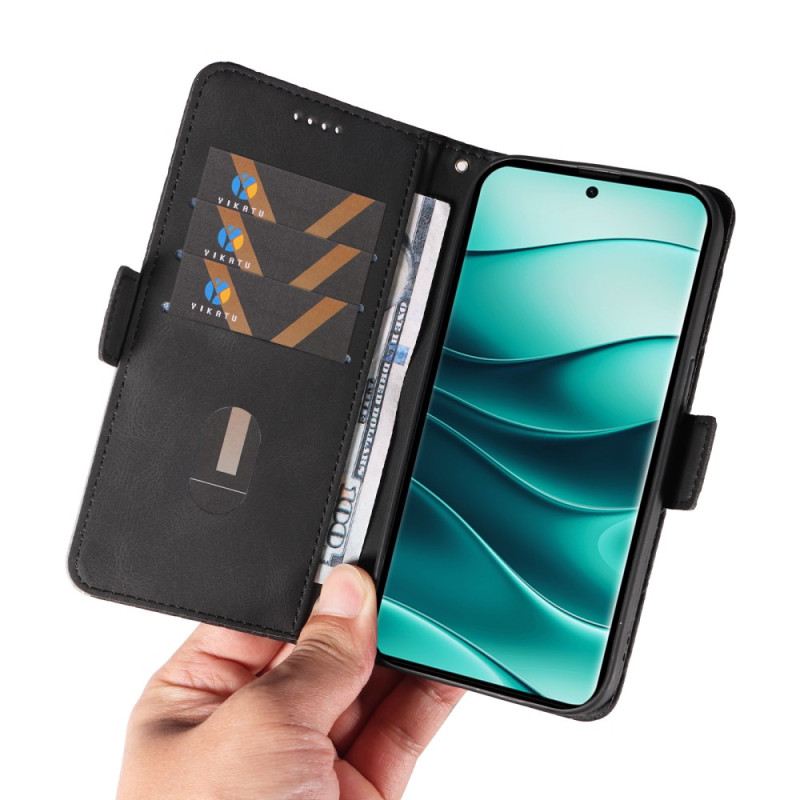 Lederhüllen Poco X7 5g Handyhülle Rautenmuster