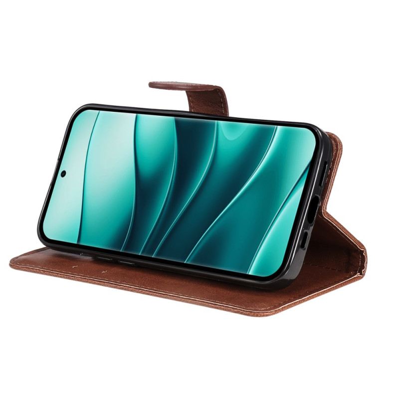 Lederhüllen Poco X7 5g Schlichtes Kunstleder