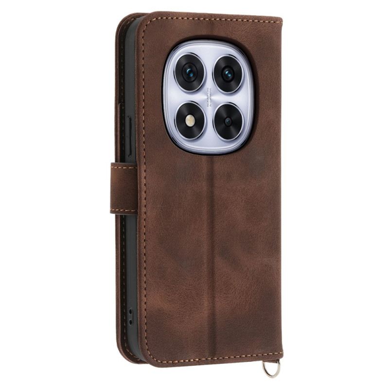 Lederhüllen Poco X7 5g Spitzenmuster Mit Riemen Und Schulterriemen