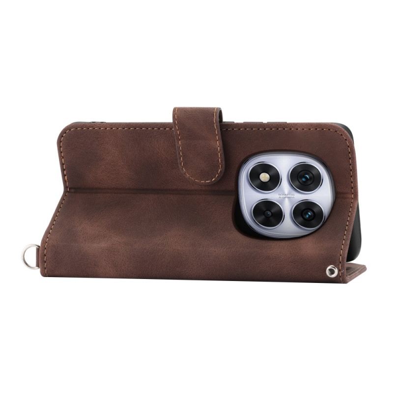 Lederhüllen Poco X7 5g Spitzenmuster Mit Riemen Und Schulterriemen