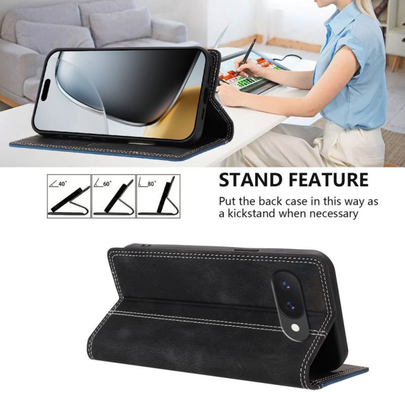 Flip Case Google Pixel 10a Zweifarbiger Rfid-schutz