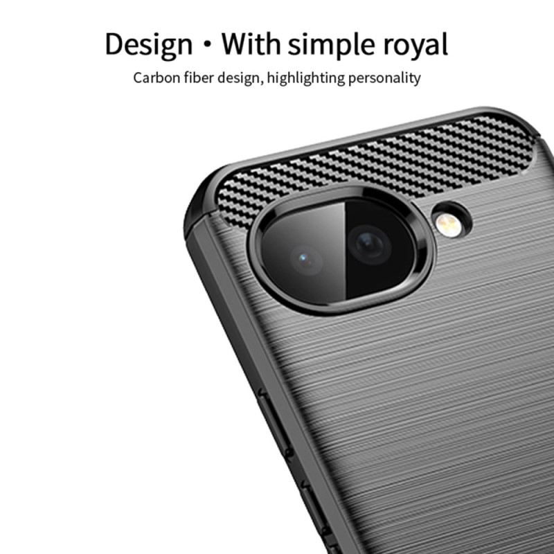 Hülle Google Pixel 10a Handyhülle Gebürstete Kohlefaser