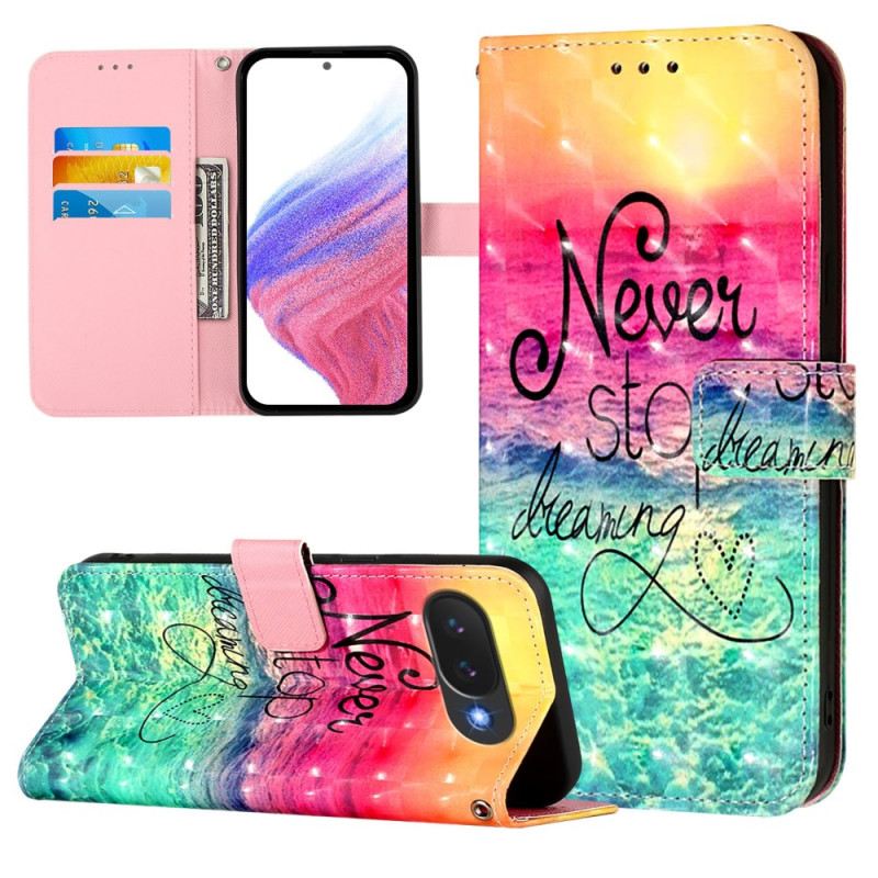 Lederhüllen Für Google Pixel 10a Hör Niemals Auf Zu Träumen
