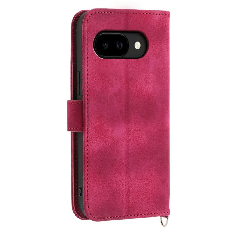 Lederhüllen Für Google Pixel 10a Mandala-wildleder-effekt Mit Schulterriemen