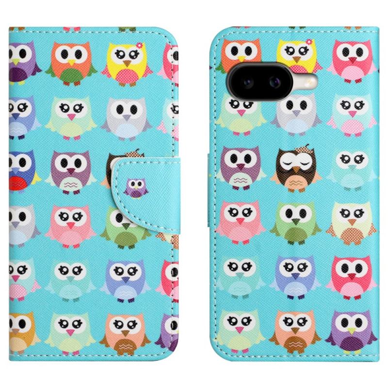 Lederhüllen Google Pixel 10a Eulen