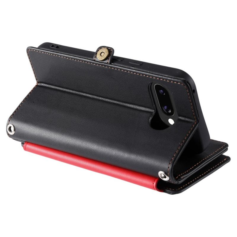 Lederhüllen Google Pixel 10a Geldbörse Mit 8 Kartenfächern Und Lanyard