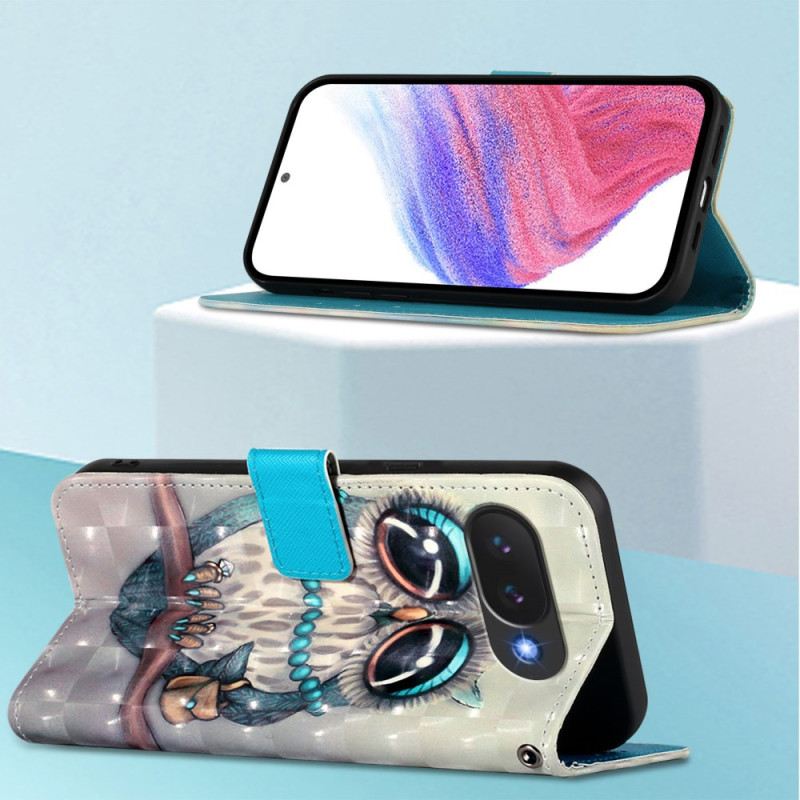 Lederhüllen Google Pixel 10a Graue Eule