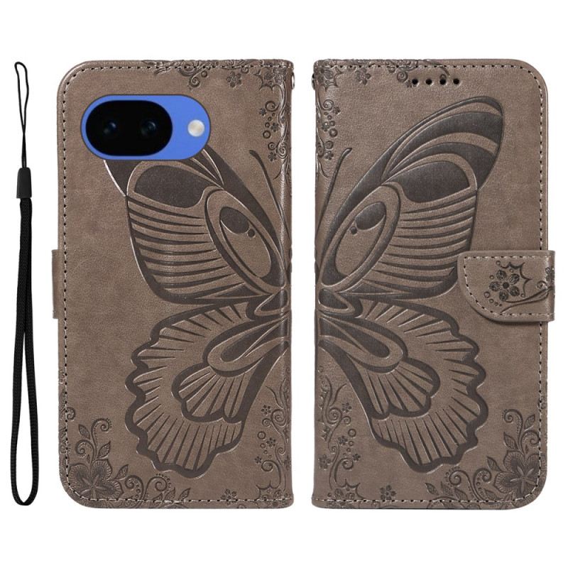 Lederhüllen Google Pixel 10a Handyhülle Grafischer Schmetterling