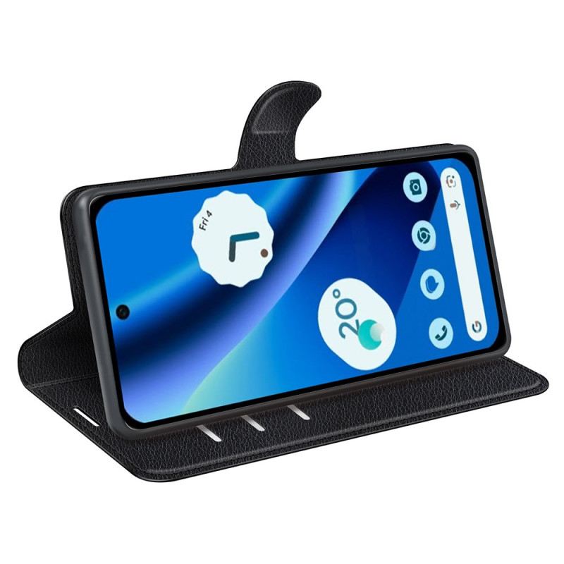 Lederhüllen Google Pixel 10a Handyhülle Klassisches Litschi-kunstleder