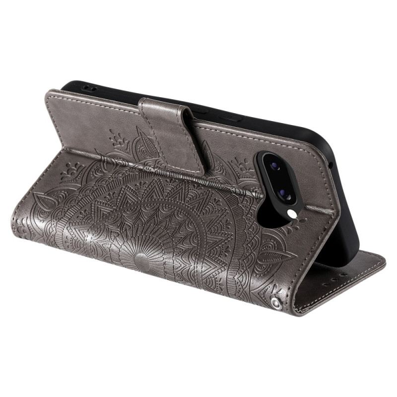 Lederhüllen Google Pixel 10a Handyhülle Sonnenmandala