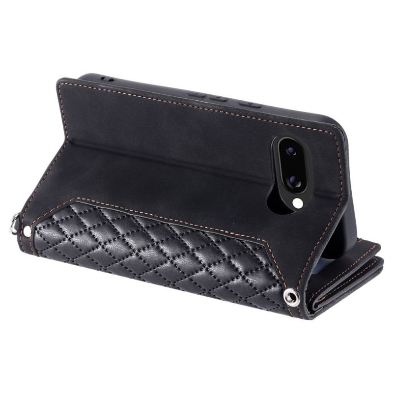 Lederhüllen Google Pixel 10a Handyhülle Vintage Gesteppt