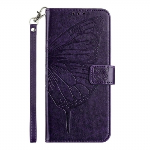 Lederhüllen Google Pixel 10a Schmetterlingsmotiv