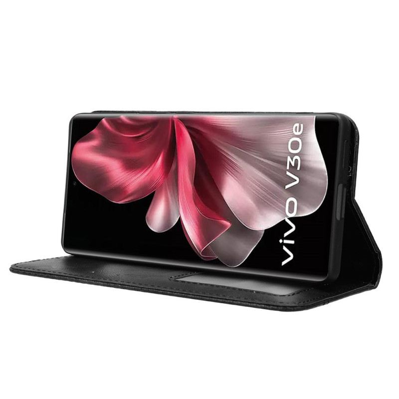 Flip Case Vivo V40 Lite 5g Vintage-rand