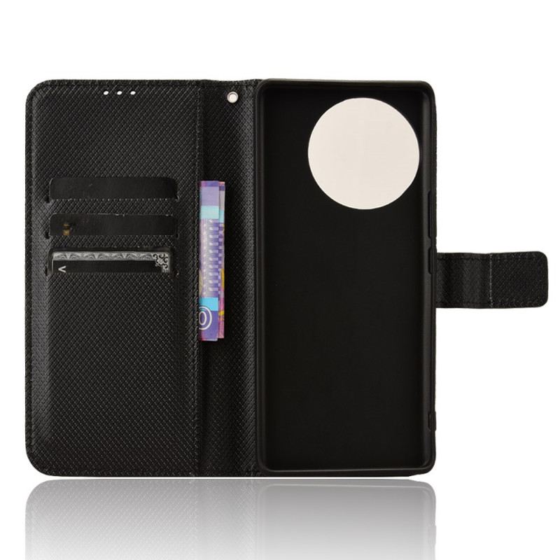 Lederhüllen Vivo V40 Lite 5g Diamantstruktur