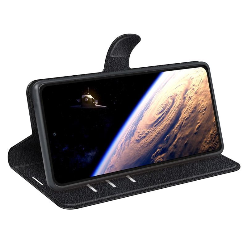 Lederhüllen Vivo V40 Lite 5g Litschi-imitat Leder