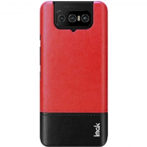 Hülle Für Asus Zenfone 7 / 7 Pro Imak Ruiyi-serie Mit Ledereffekt