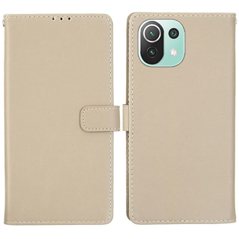 Case Für Xiaomi Mi 11 Lite 5G NE / Mi 11 Lite / Mi 11 Lite 5G Flip Case Retro Kunstleder