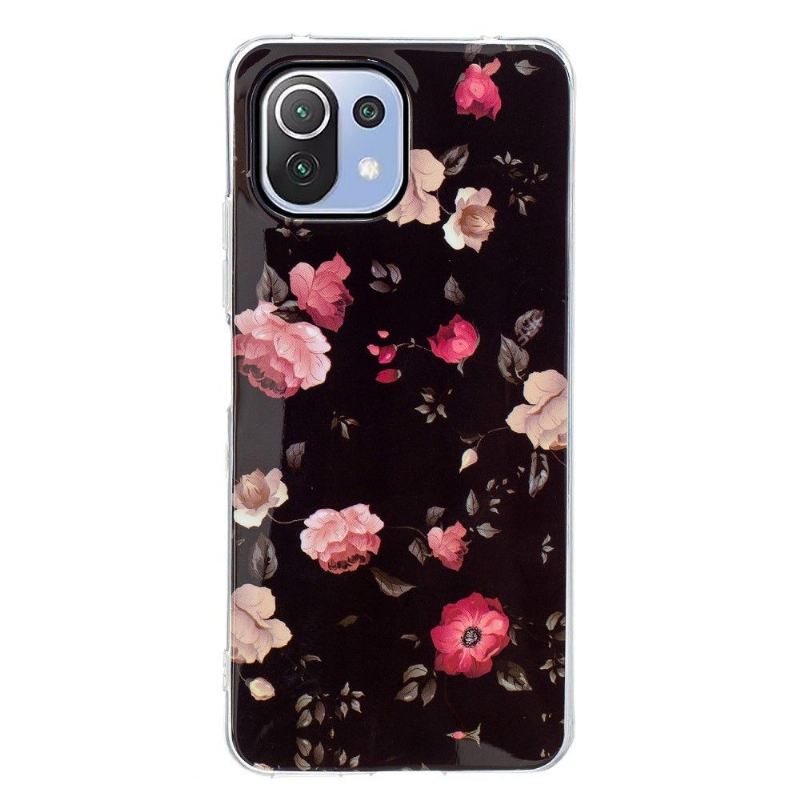 Handyhülle Für Xiaomi Mi 11 Lite 5G NE / Mi 11 Lite / Mi 11 Lite 5G Schutzhülle Leuchtende Blumen