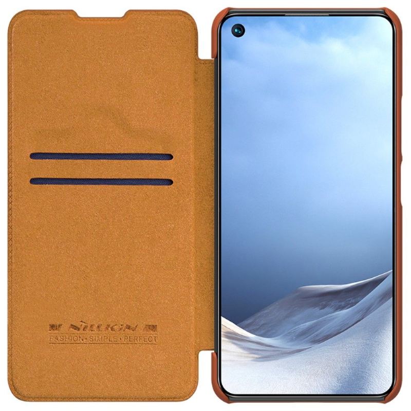 Lederhüllen Für Xiaomi Mi 11 Lite 5G NE / Mi 11 Lite / Mi 11 Lite 5G Ledereffekt Der Qin-serie