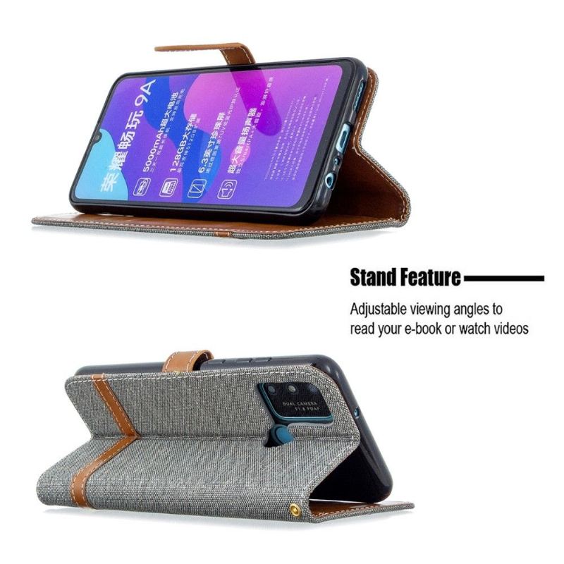 Lederhüllen Für Honor 9A Schutzhülle Stoffbezug