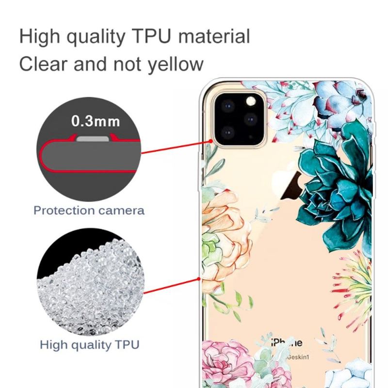 Handyhülle Für iPhone 11 Pro Max Schutzhülle Blumenvielfalt
