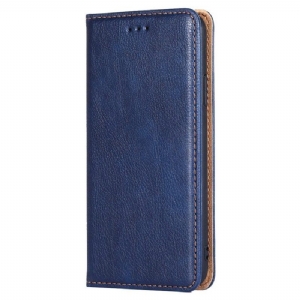 Schutzhülle Für Xiaomi Redmi Note 12 5G Flip Case Nähte Aus Kunstleder