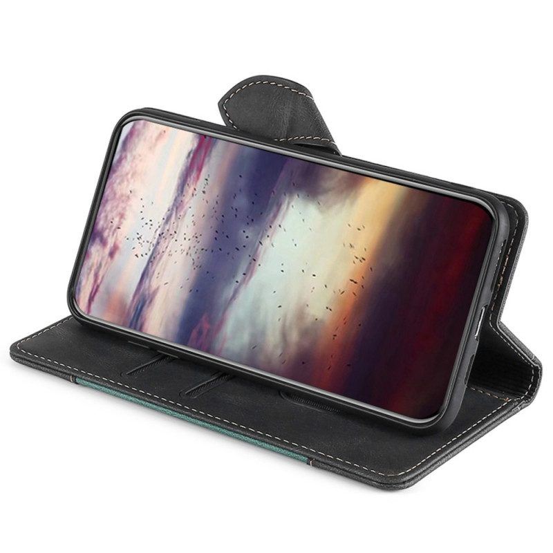 Lederhüllen Für Moto G73 5G Kunstleder Bicolor Stylisch