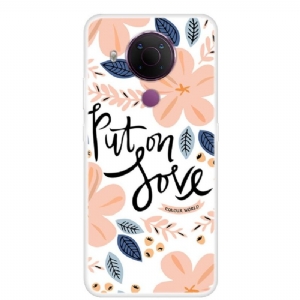 Hülle Für Nokia 3.4 / Nokia 5.4 Zieh Liebe An