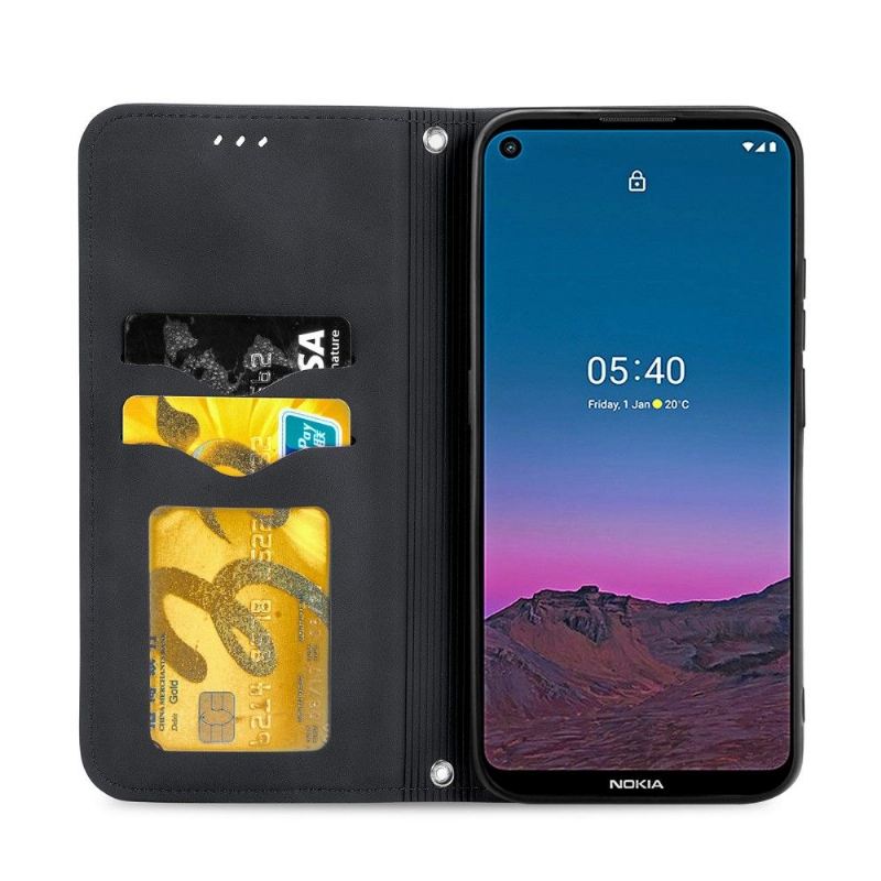 Lederhüllen Für Nokia 3.4 / Nokia 5.4 Schutzhülle Business-retro