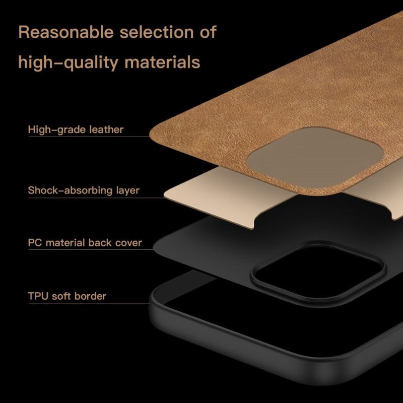 Hülle Realme C63 Handyhülle Lederoptik