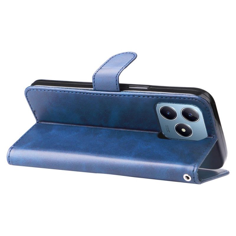 Lederhüllen Realme C63 Handyhülle Reißverschlusstasche