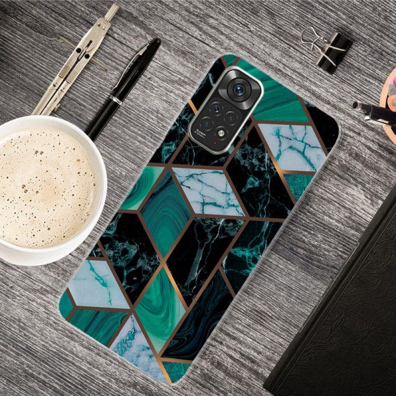 Hülle Für Xiaomi Redmi Note 11 / 11S Marmorgeometrie