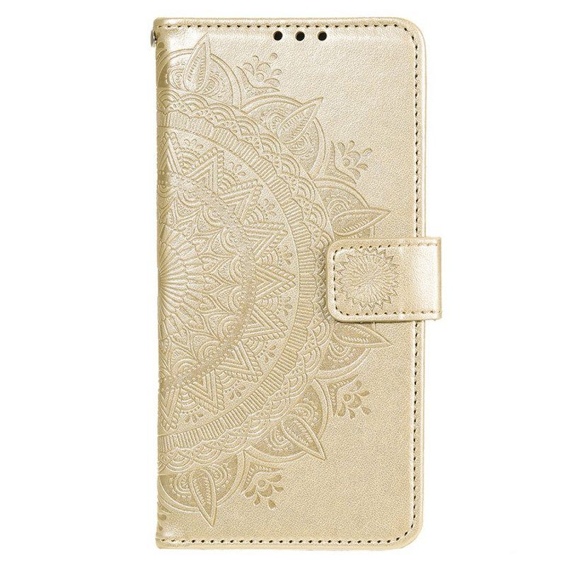 Lederhüllen Für Xiaomi Redmi Note 11 / 11S Sonnenmandala