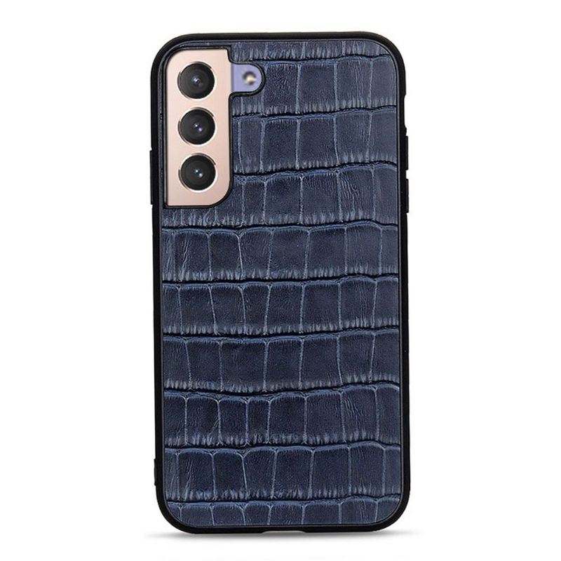 Handyhülle Für Samsung Galaxy S22 Plus 5G Schicke Croco Skin-optik