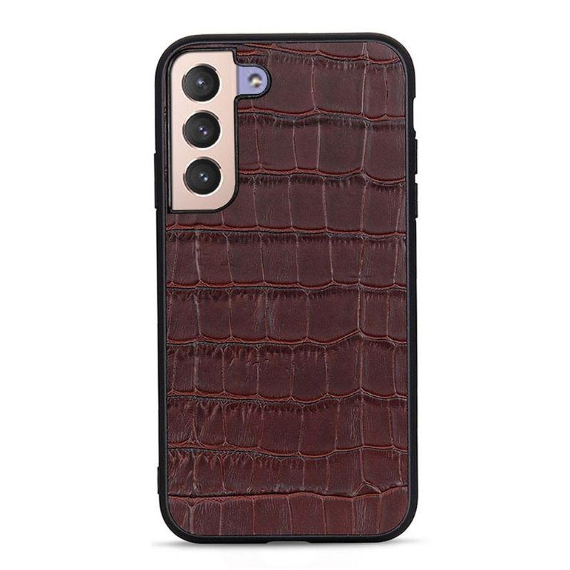 Handyhülle Für Samsung Galaxy S22 Plus 5G Schicke Croco Skin-optik