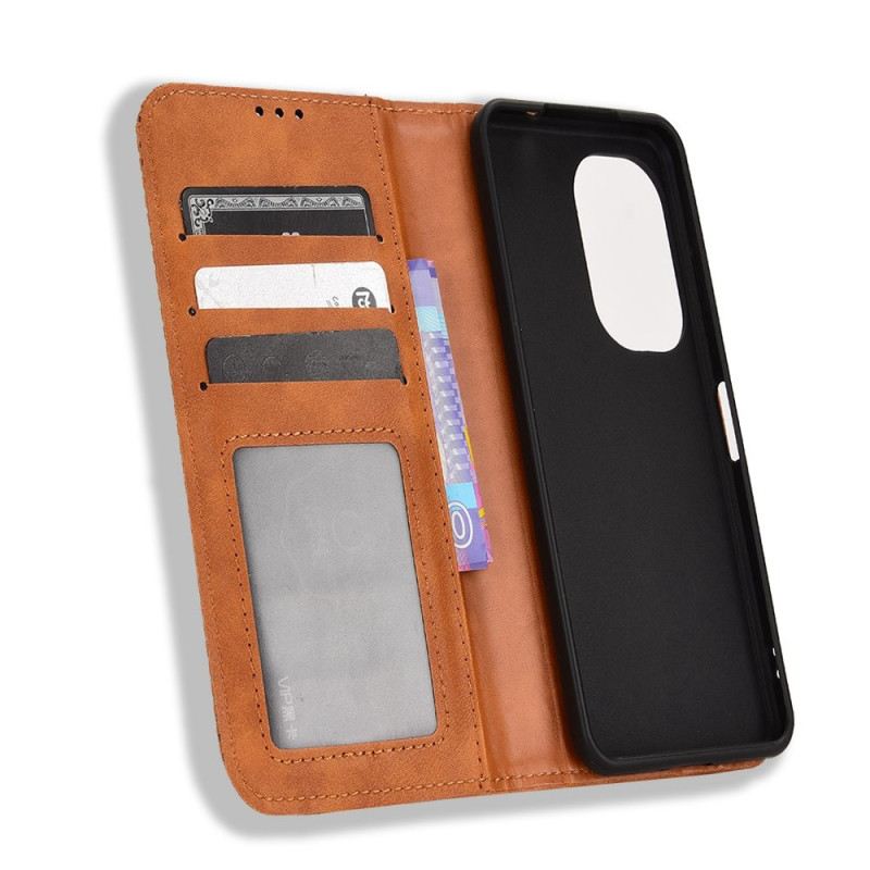 Flip Case Für Asus Zenfone 10 Vintage-friese