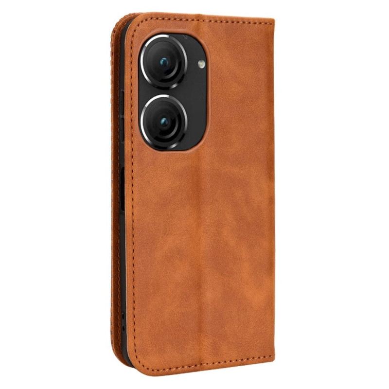 Flip Case Für Asus Zenfone 10 Vintage-friese