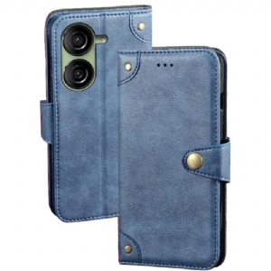 Lederhüllen Asus Zenfone 10 Idewei Stoßfeste Brieftasche