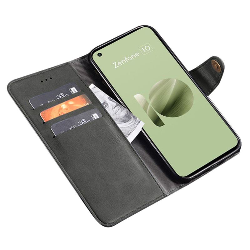 Lederhüllen Asus Zenfone 10 Idewei Stoßfeste Brieftasche