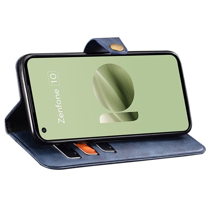 Lederhüllen Asus Zenfone 10 Idewei Stoßfeste Brieftasche