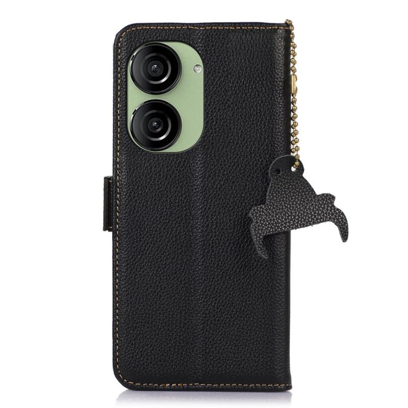 Lederhüllen Asus Zenfone 10 Rfid-blockierendes Leder (khazneh)