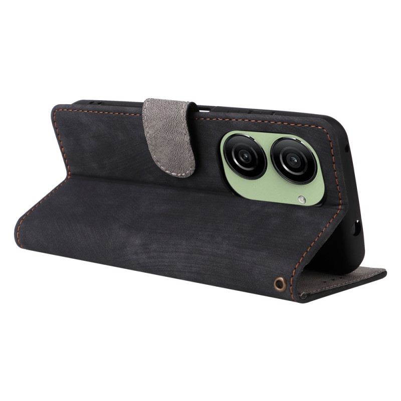 Lederhüllen Für Asus Zenfone 10 Rfid-wildledereffekt