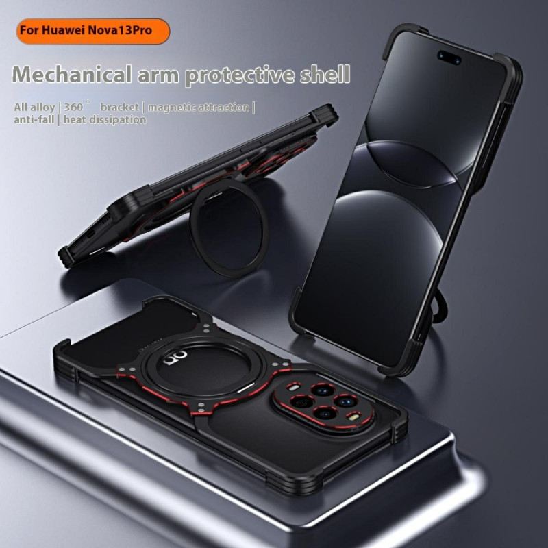 Hülle Huawei Nova 13 Pro Magnetischer Ständer Und Stoßdämpfer