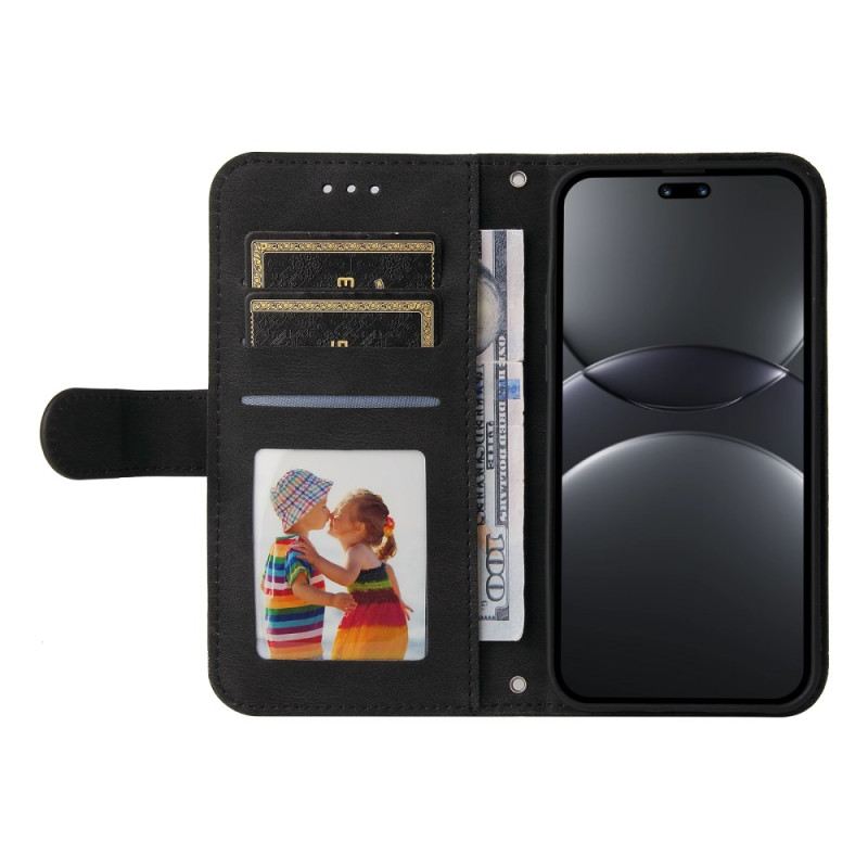 Lederhüllen Huawei Nova 13 Pro Dekorative Niete Und Trageschlaufe