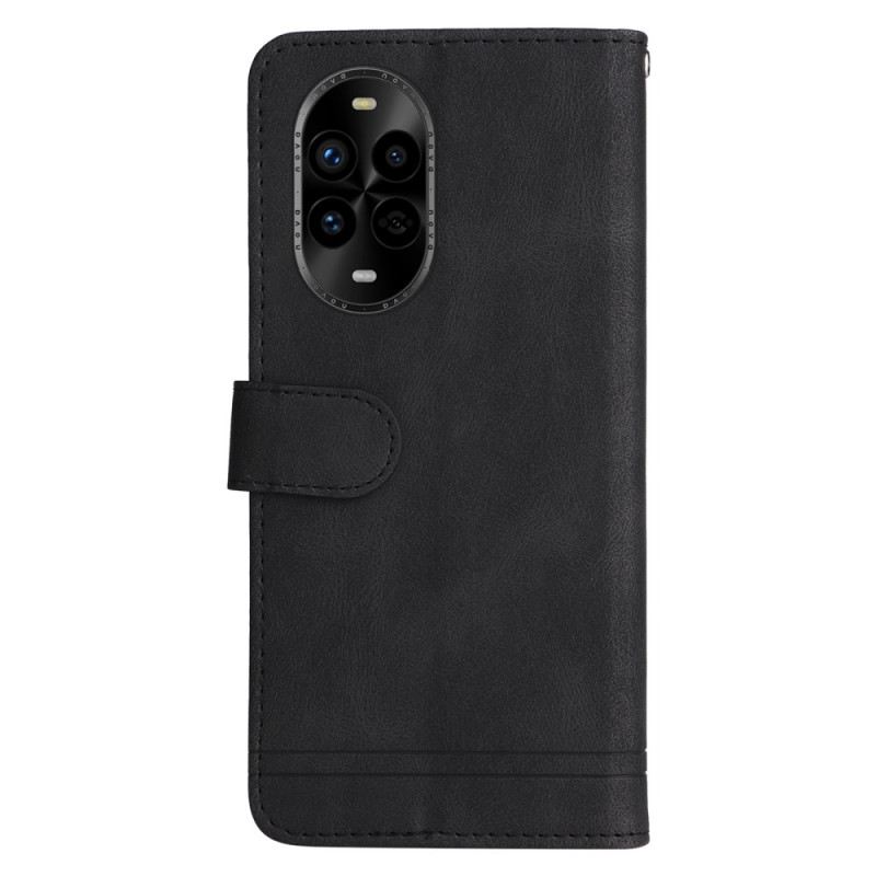 Lederhüllen Huawei Nova 13 Pro Dekorative Niete Und Trageschlaufe