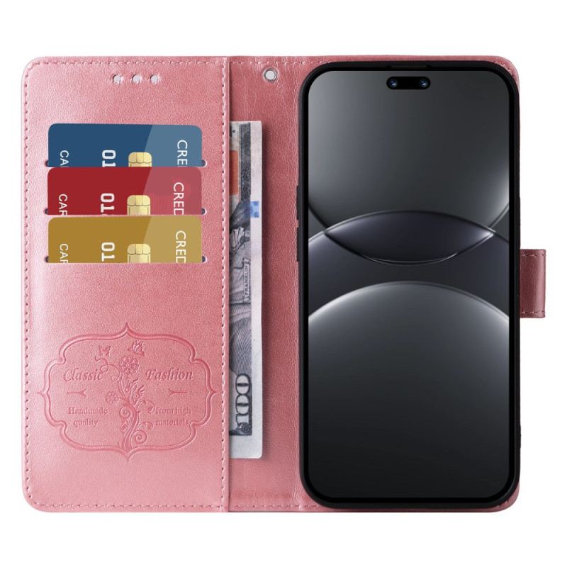 Lederhüllen Huawei Nova 13 Pro Handyhülle Blumenmuster