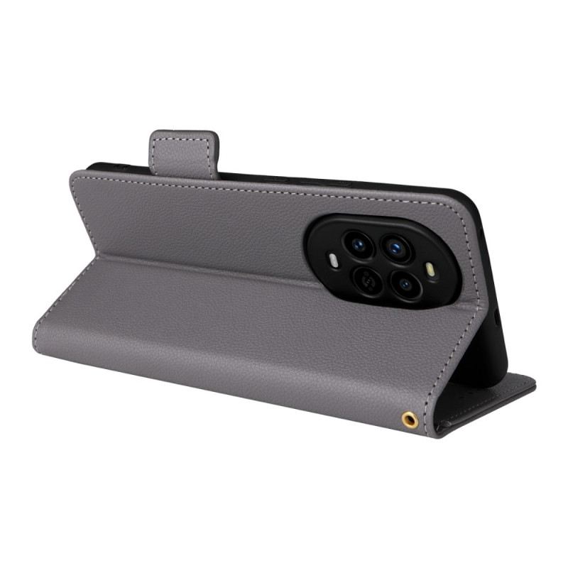 Lederhüllen Huawei Nova 13 Pro Litschi-kunstlederriemen