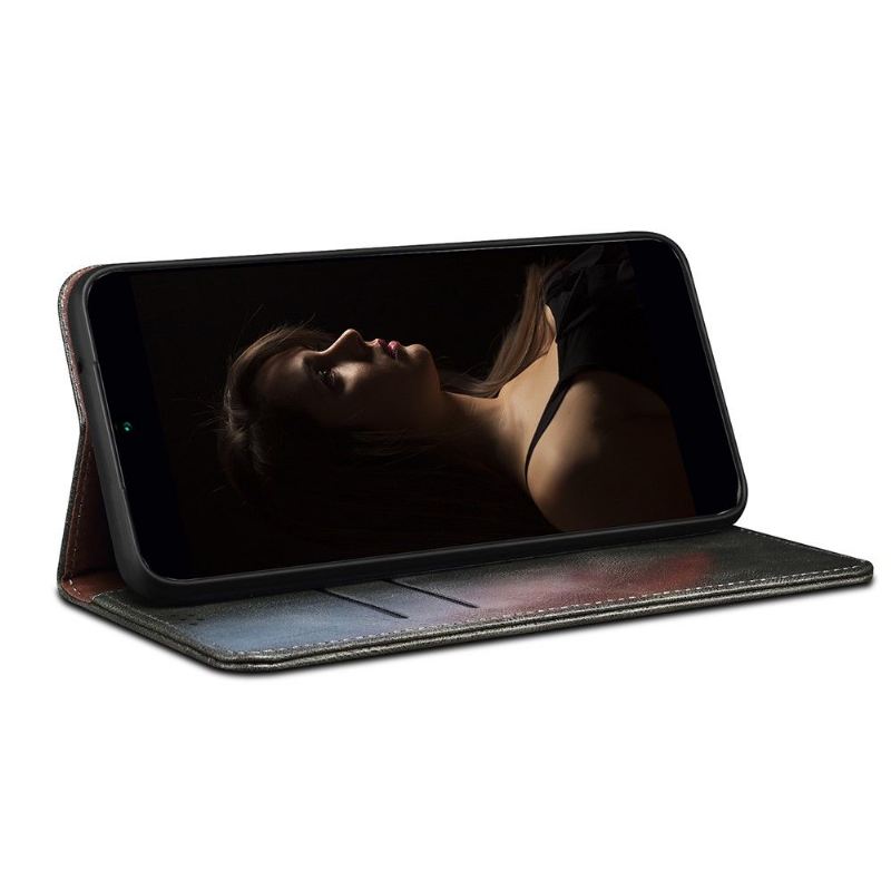 Lederhüllen Für Realme 9i Ernestine Freiliegende Nähte